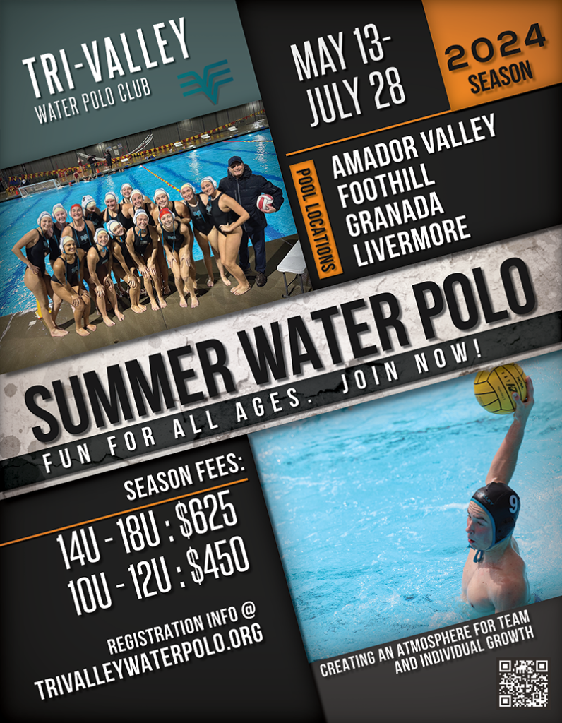 Tri-Valley Water Polo Summer Session 2024